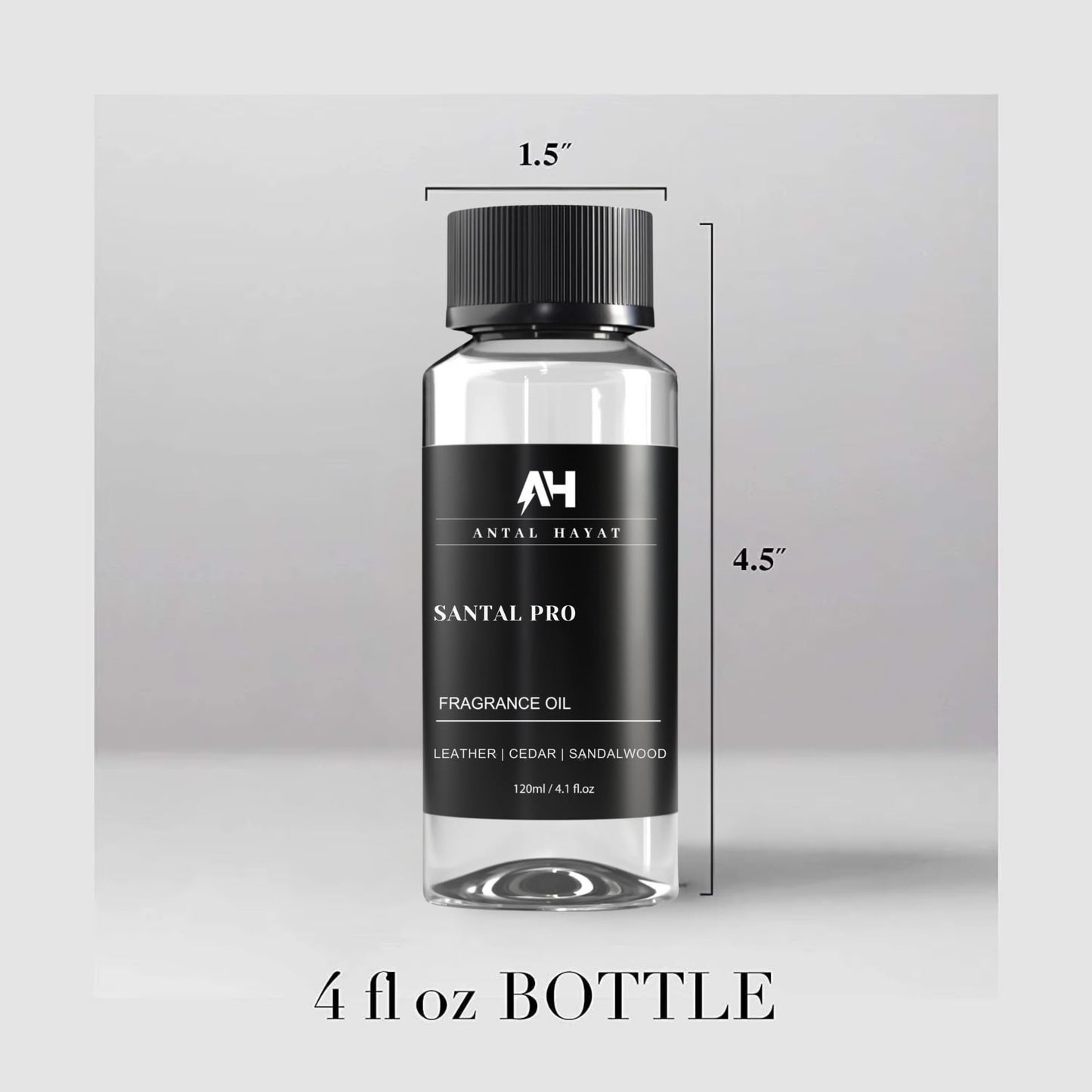 Hotel Scents Santal Diffuser Oil 120mL – 5-Star Hotel-Inspired Aromatherapy (Sandalwood, Leather & Cedar)