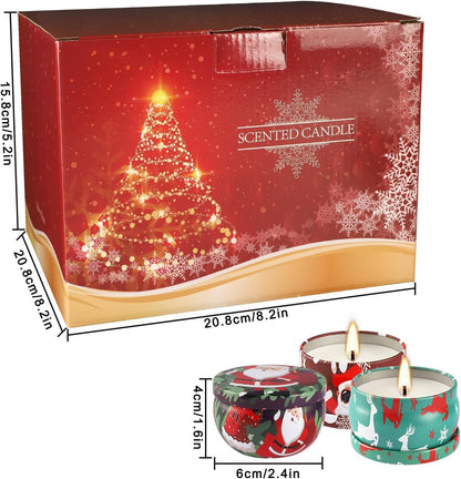 Howemon 36 Pack Christmas Scented Candles Set – Natural Soy Wax & Aromatherapy