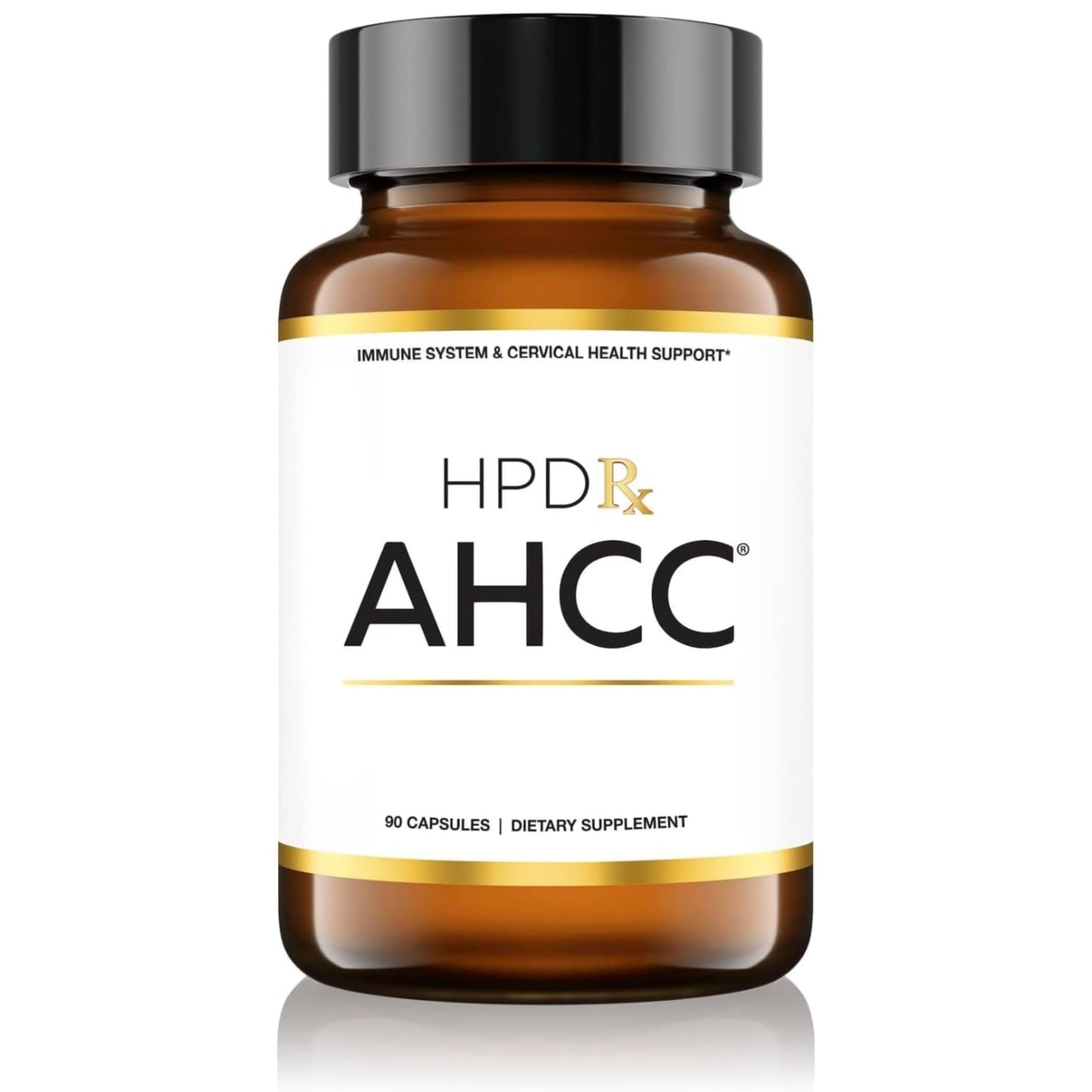 HPD Rx Premium AHCC & Shiitake Mushroom 1100 mg per Serving – Immune Support, 30-Day Supply