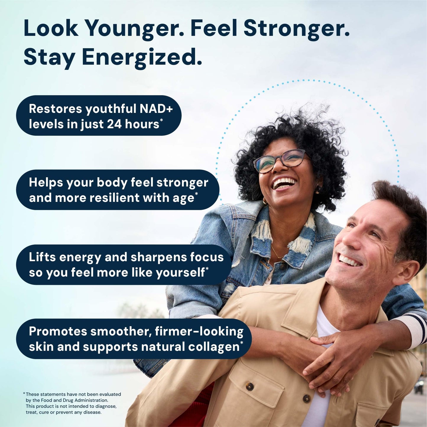 HPN NAD3 Clinical NAD+ Booster | Cellular Health & Natural Energy | 120ct, 60-Day Supply