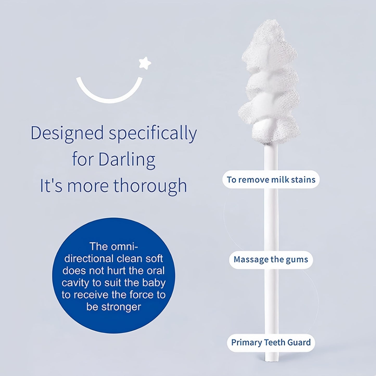 Hranio Baby Toothbrush 0-36 Months | Infant Toothbrush & Tongue Cleaner