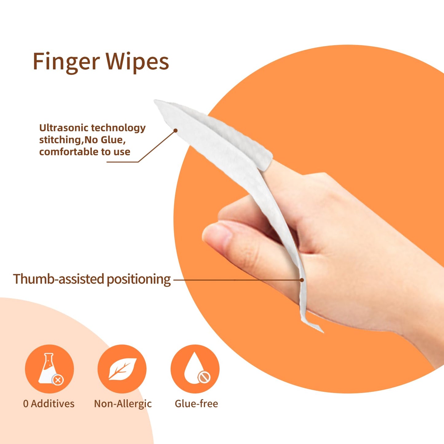 Hranio Finger Toothbrush & Tongue Cleaner for Babies 0-36 Months – 32Pcs