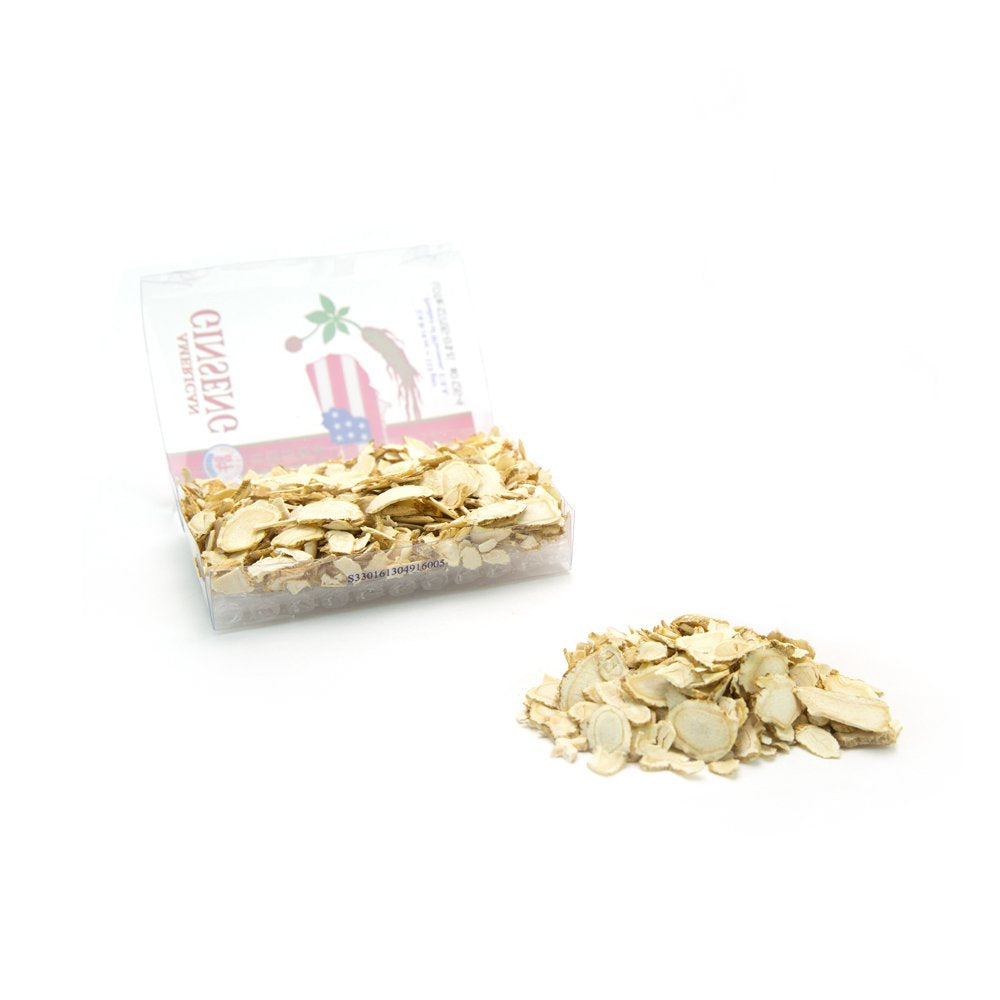 Hsu's SKU 0126-4: Wisconsin-Grown American Ginseng Mixed Large & Medium Slices (4oz)
