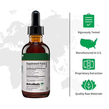 NutraMedix Nutra-BRT Immune Support Liquid - Huacapurana Bark & Houttuynia Leaf (4 oz)