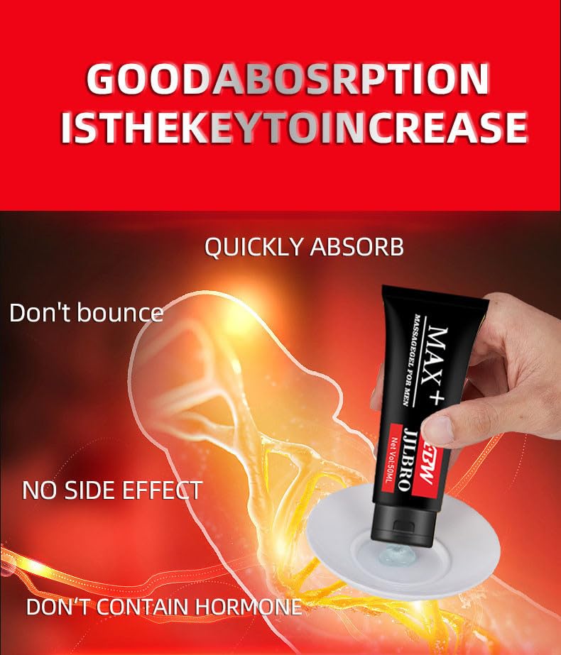 Huge Max+ XXXL Massage Gel for Men – Size, Thickness & Performance