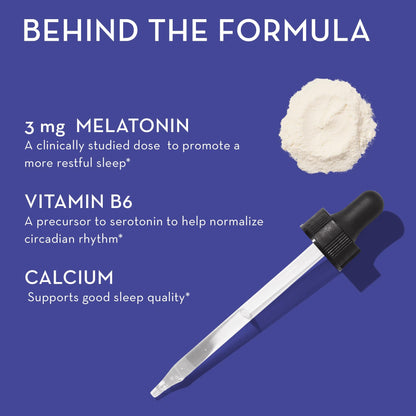 HUM Beauty zzZz Melatonin Sleep Supplement – 3mg, Vegan, Gluten Free, 30 Tablets