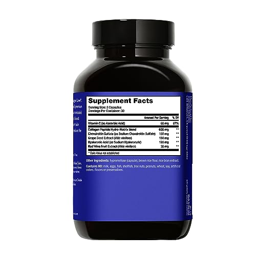 HUM Collagen Love Skin — Collagen Peptides with Hyaluronic Acid & Vitamin C, 90 Capsules