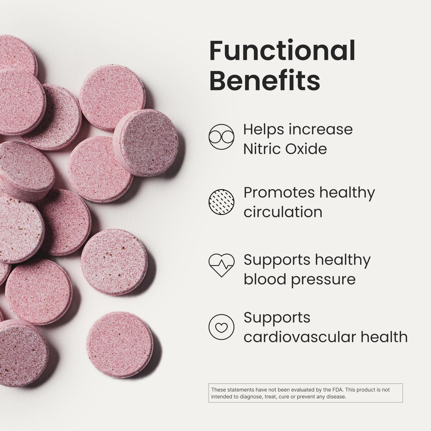 Humann Neo40 Daily – Quick-Dissolve Nitric Oxide Support for Heart & Circulation (30 Fruity Tablets)