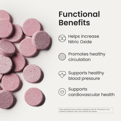 Humann Neo40 Daily – Quick-Dissolve Nitric Oxide Support for Heart & Circulation (30 Fruity Tablets)