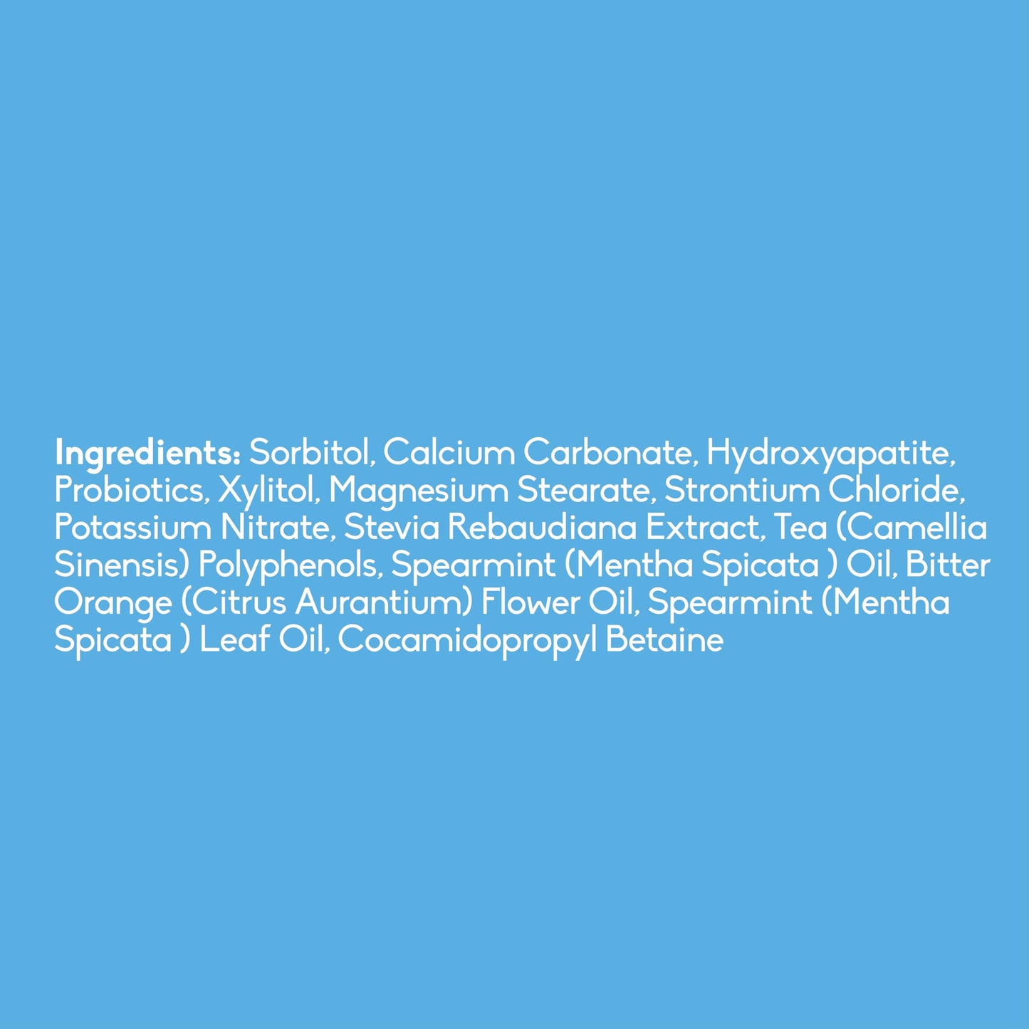 The Humble Co Sensitive Chewable Toothpaste Tablets – Spearmint, Fluoride-Free, 180 Count