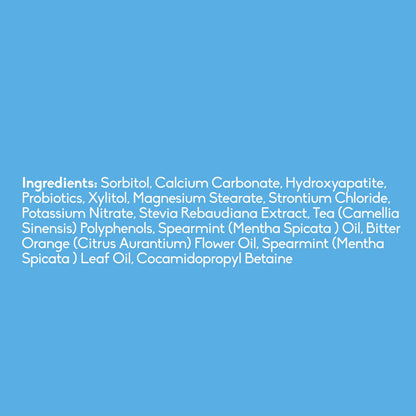 The Humble Co Sensitive Chewable Toothpaste Tablets – Spearmint, Fluoride-Free, 180 Count
