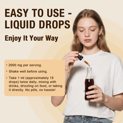 Jagielolia Liposomal Glutathione Liquid 2000mg – Antioxidant Drops for Energy