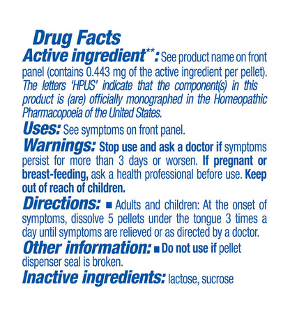 Boiron Hydrastis Canadensis 6C Postnasal Drip Homeopathic Medicine – Pack of 3 (240 Pellets)