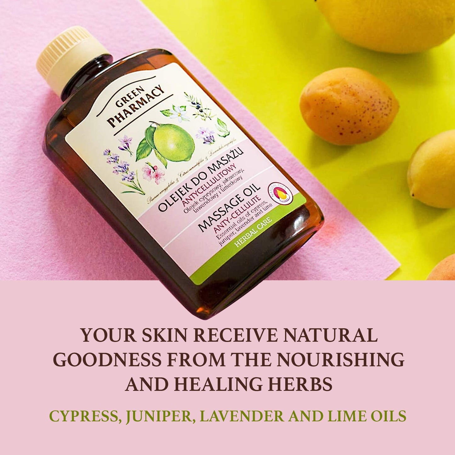 Anti-Cellulite Massage Oil | Boost Lymph Flow & Smoother Skin - 200ml