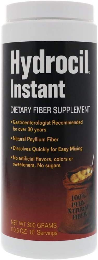 Hydrocil Instant Dietary Fiber Supplement — 10.6 oz (Pack of 3) | Psyllium Fiber