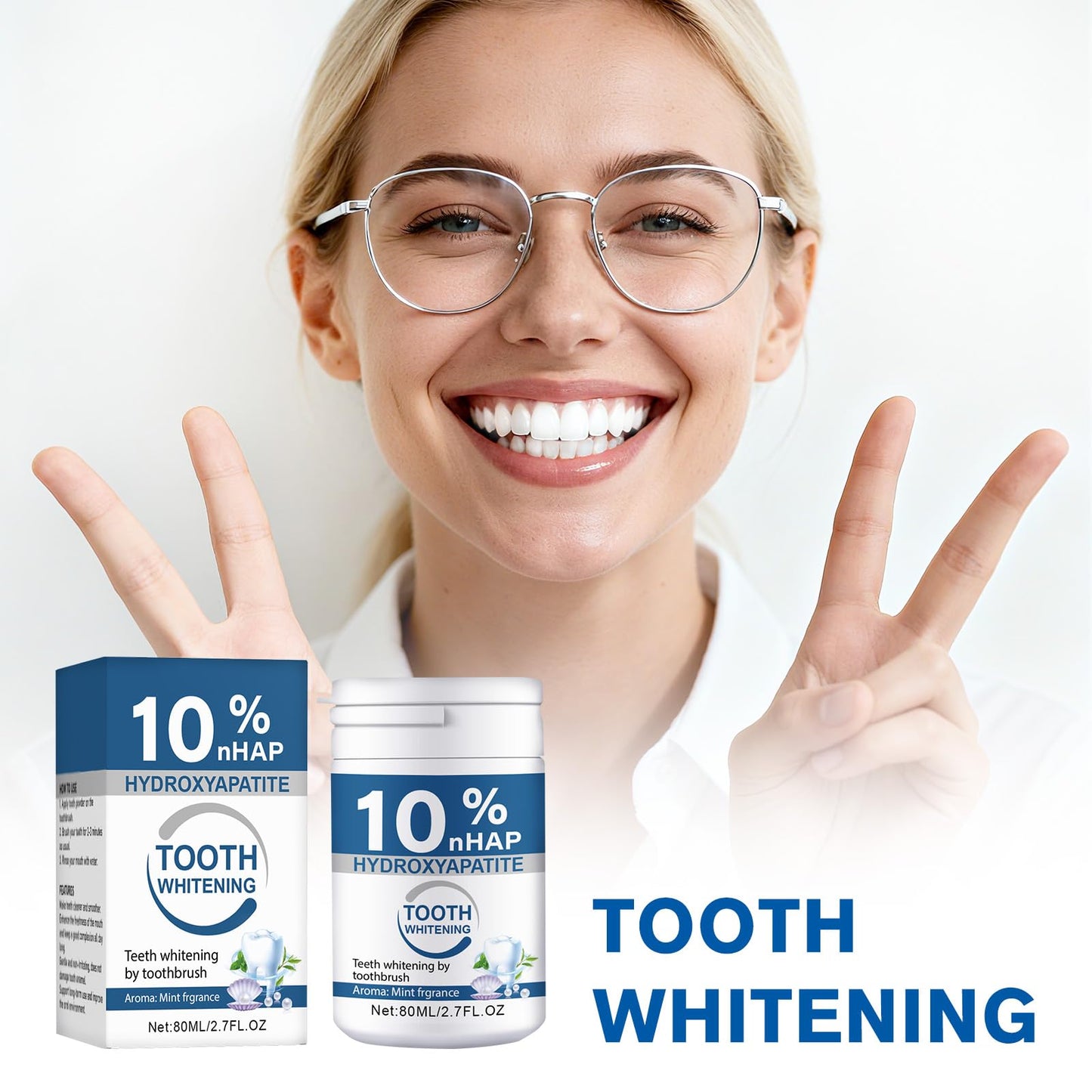 Microcrystalline Hydroxyapatite Powder – 10% Hydroxyapatite Tooth Powder & Toothpaste Powders