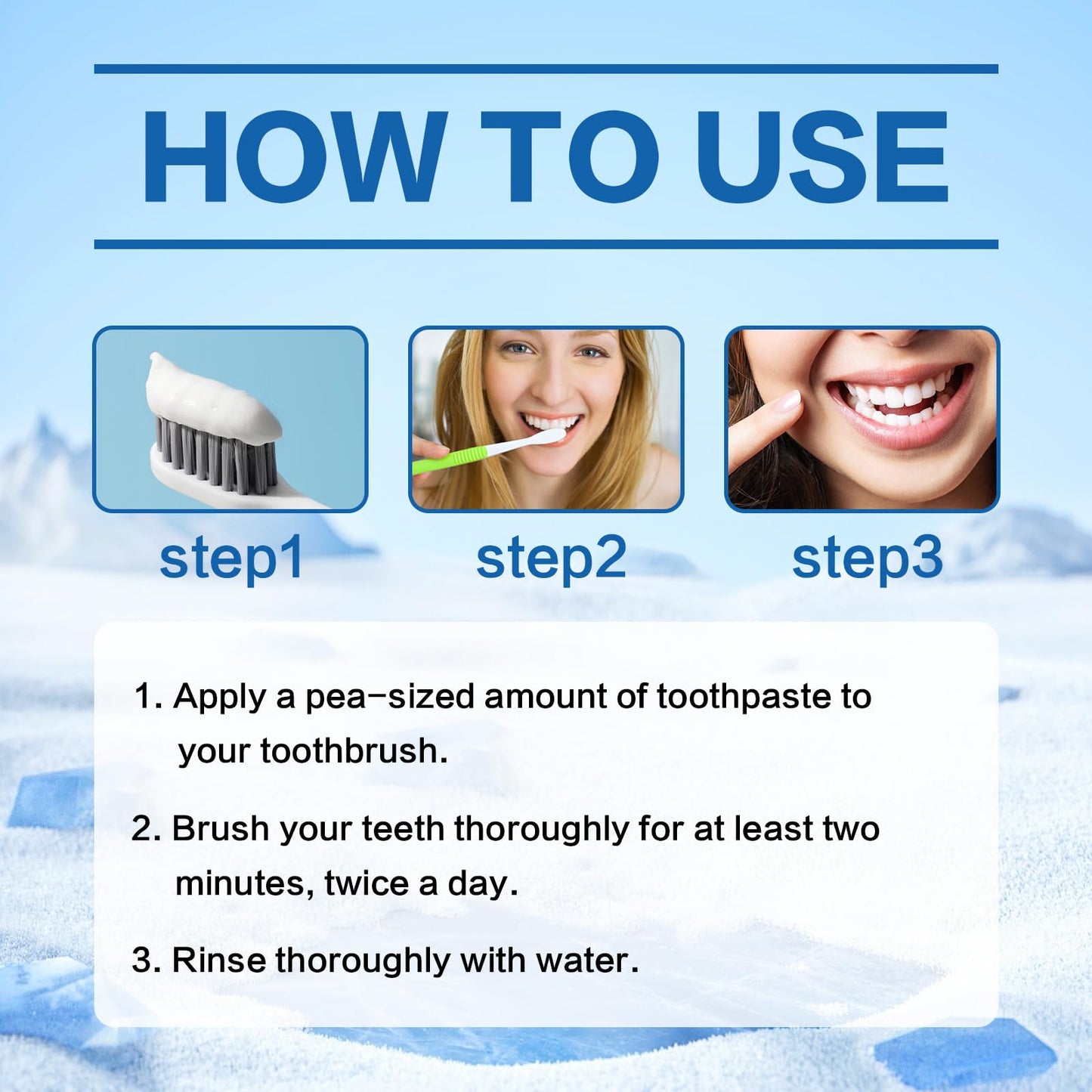 2Pcs Hydroxyapatite Toothpaste – Advanced Enamel Protection for Sensitive Teeth, 4.23 oz