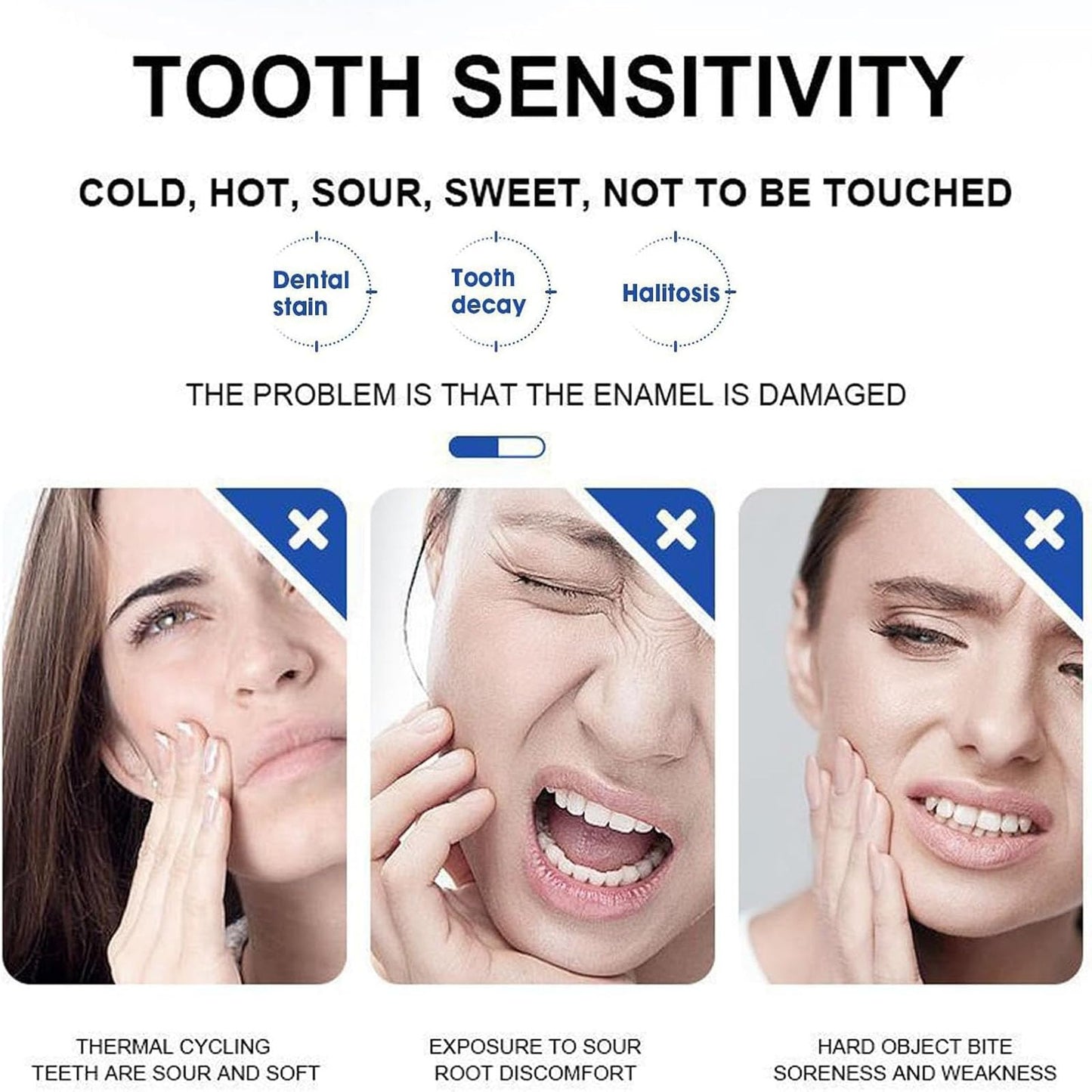 Hydroxyapatite Toothpaste – Fluoride-Free Enamel Protection for Sensitive Teeth (2×4.23oz)