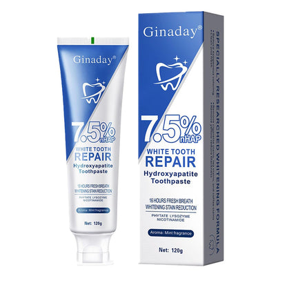 Hydroxyapatite Toothpaste 7.5% for Enamel Protection & Tooth Strengthening – Fluoride-Free, Gentle Mint