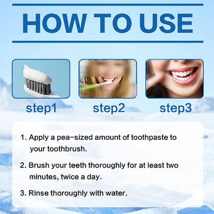 7.5% Hydroxyapatite Toothpaste - Fluoride-Free Whitening, Gentle Mint (2pcs)