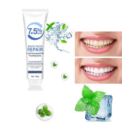 3 Pcs Hydroxyapatite Toothpaste 7.5% – Enamel Protection & Whitening