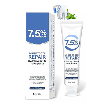 Hydroxyapatite Toothpaste 7.5% nHAP – Mint, 16h Fresh Breath, Enamel Protection