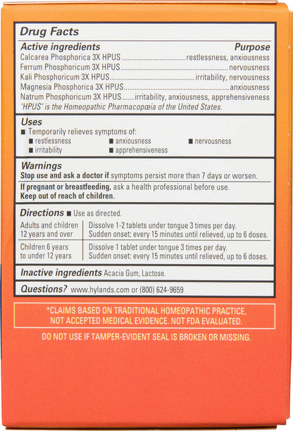 Hyland's Nerve Tonic – Stress Relief Tablets, 50 Count (2 Pack)
