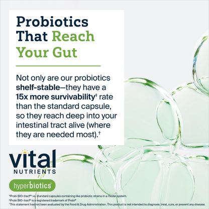 Hyperbiotics Vital Nutrients Pro-15 Probiotics & Prebiotics for Women & Men – 60 Time-Release Pearls, 15 Strains