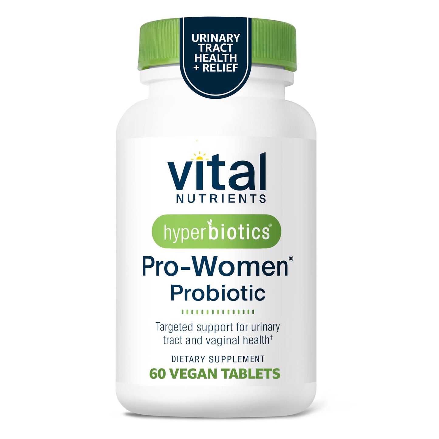 Hyperbiotics Vital Nutrients Pro Women Probiotics for Women | 6 Targeted Strains | 60 Vegan Tablets