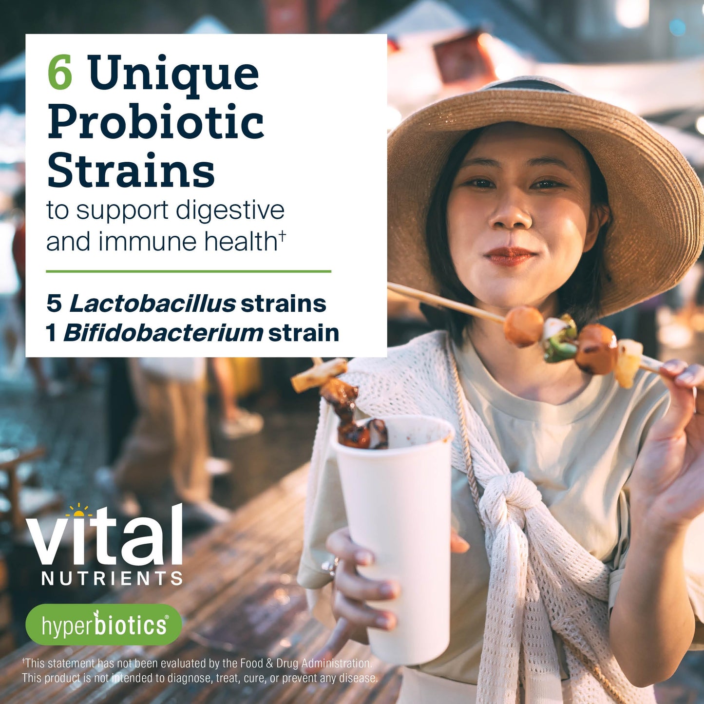 Hyperbiotics Vital Nutrients Pro Women Probiotics for Women | 6 Targeted Strains | 60 Vegan Tablets