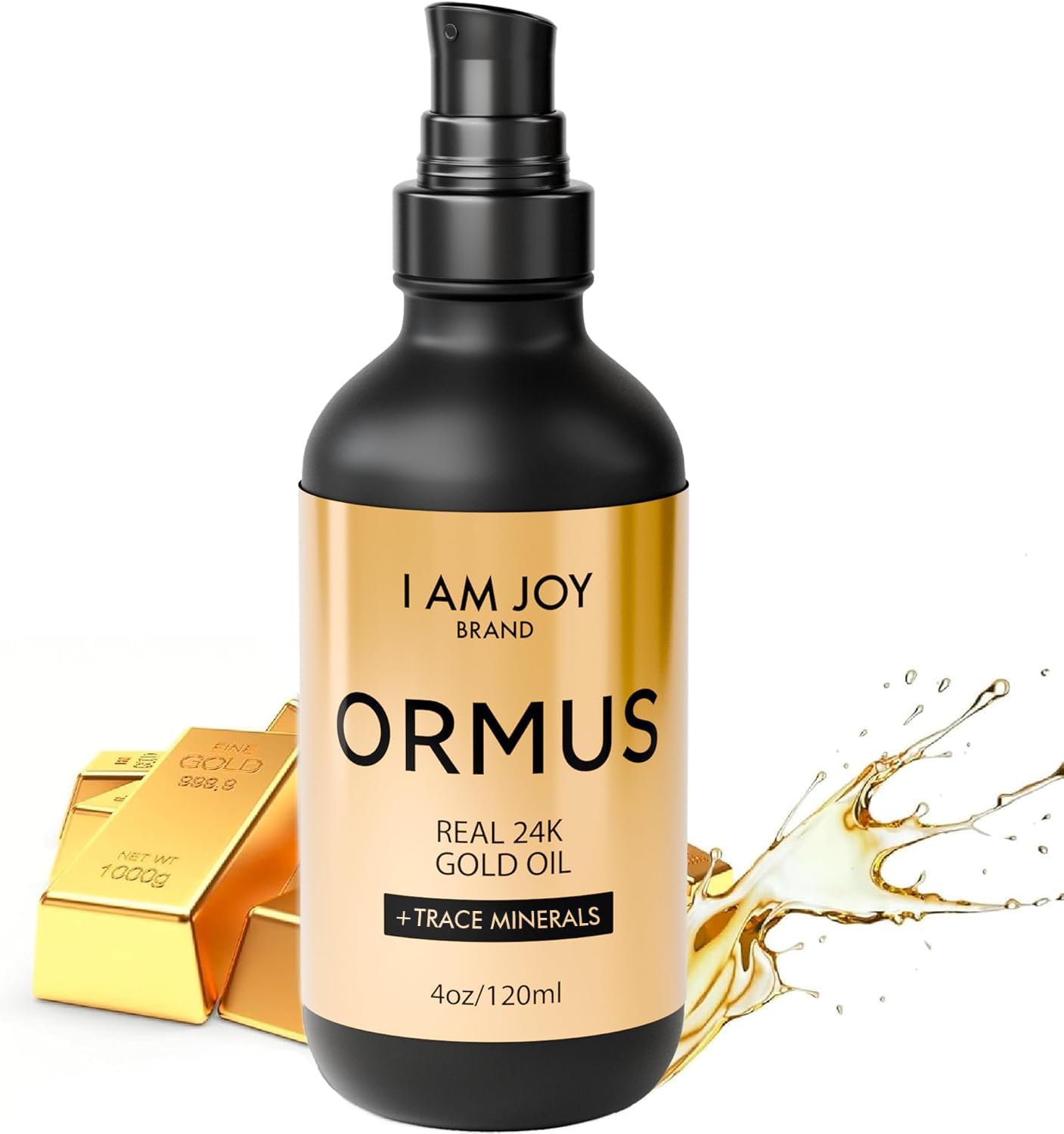 I Am Joy Co. Ormus Gold Oil Monoatomic | Deeper Thought, Intuition & Dream Clarity | 4oz