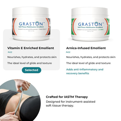Graston Vitamin E Emollient Cream – 4oz for IASTM & Massage Therapy