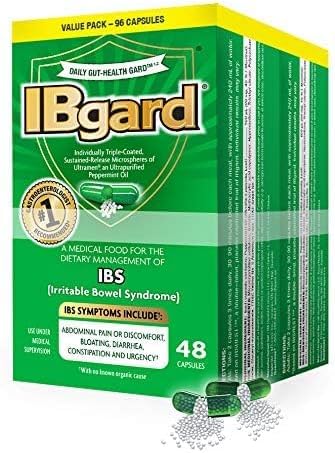 IBgard Daily Gut Health Support Dietary Supplement – 96 Capsules | Packaging May Vary
