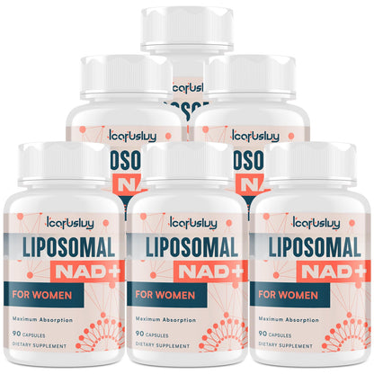 IcarusIvy 2000MG NAD+ for Women – Liposomal NAD+ with Ashwagandha, Ginkgo, Berberine & Black Cohosh – 540 Capsules