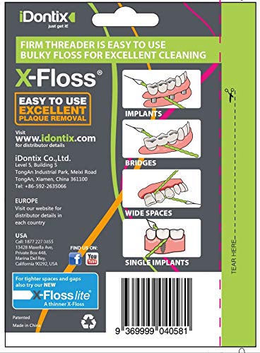 IDontix Brace X-Floss Green - Implants, Bridges & Braces
