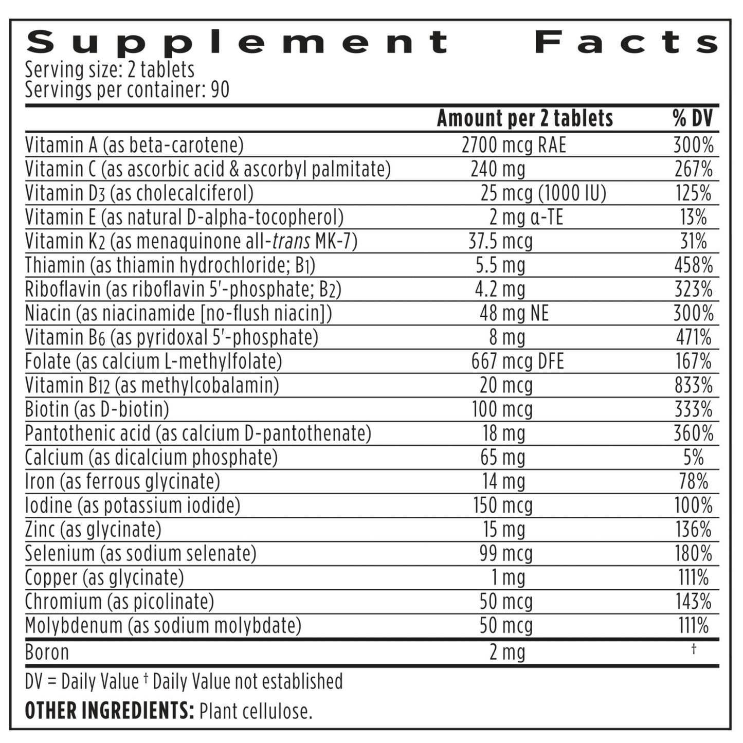 Igennus High Potency Methylated Multivitamin for Women | Pure & Clean Ingredients | 180 Tablets