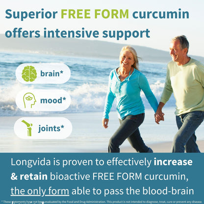 Igennus Longvida Curcumin 500mg – Ultra Bioavailable, 65x Plasma Levels, 90 Vegan Capsules