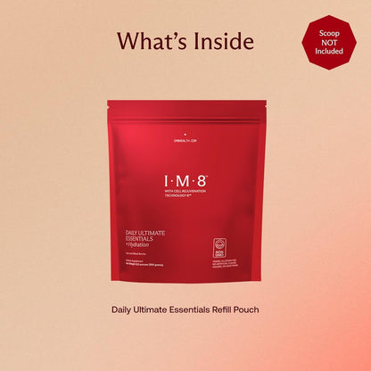 IM8 Daily Ultimate Essentials All-in-1 Multivitamin (92 Nutrients) | CoQ10, Probiotics, Greens, 30 Servings