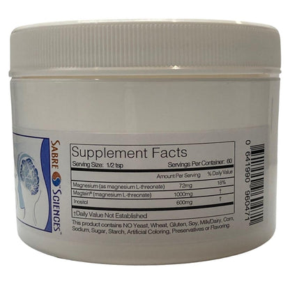iMagT Magnesium L-Threonate Powder 100g | Sabre Sciences – Cognitive Support with Magtein & Inositol
