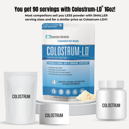 Sovereign Laboratories Colostrum-LD Liposomal Delivery Powder – 90 Servings