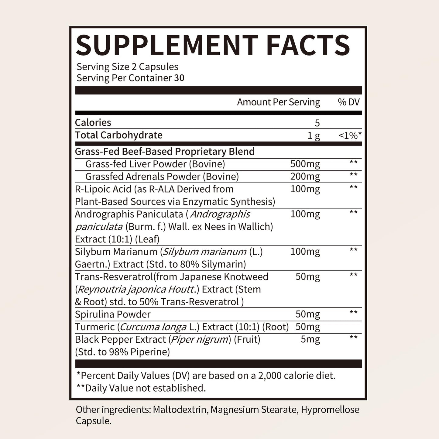 iMATCHME Grass-Fed Beef Liver Capsules for Women & Men | Hormone Balance & Energy - 60 Caps
