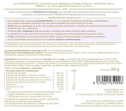 Imedeen Prime Renewal Tablet (120 Count) – Skin Collagen Formula for 50+ Skincare