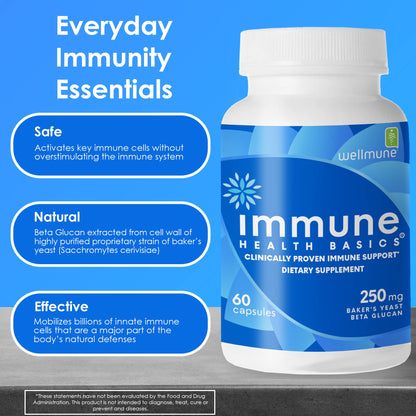 Immune Health Basics Ultra Strength Immunity – Beta Glucan Capsules