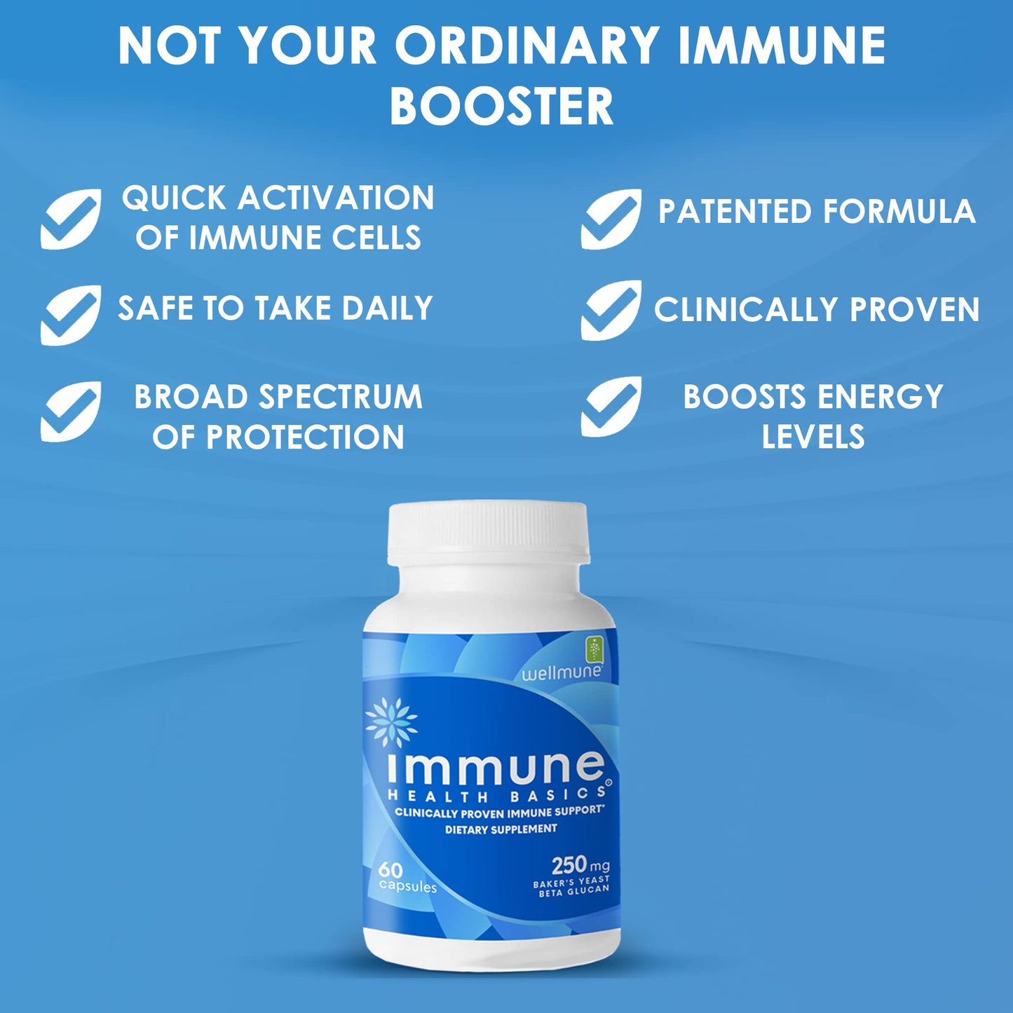 Immune Health Basics Ultra Strength Immunity – Beta Glucan Capsules