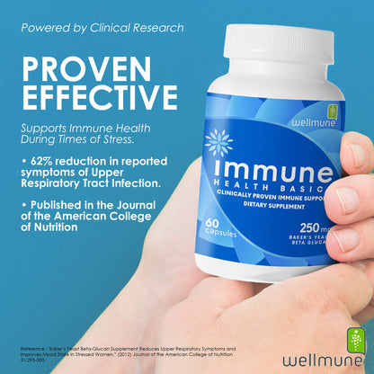 Immune Health Basics Ultra Strength Immunity – Beta Glucan Capsules