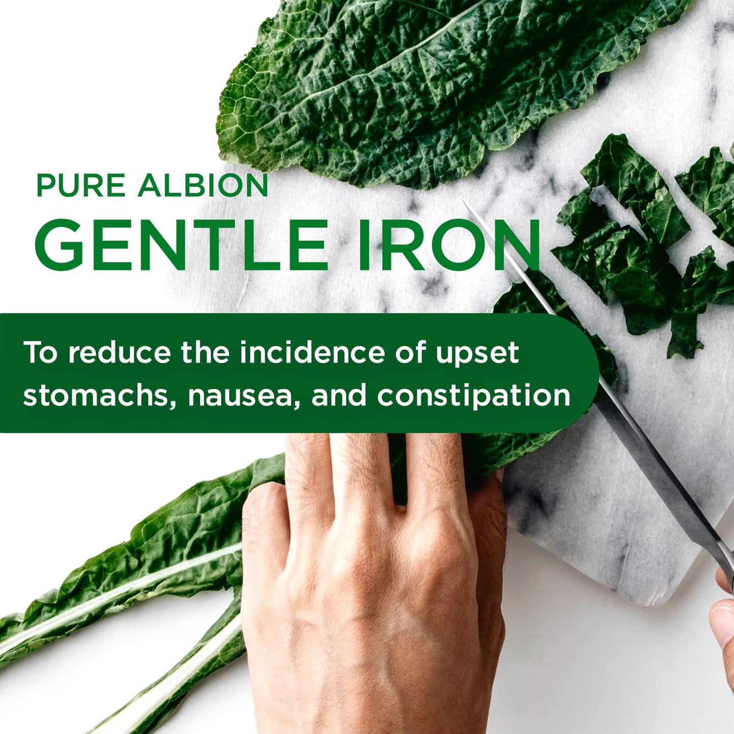Emerald Labs Gentle Iron 25mg – Chelated Iron Supplement (120 Veg Capsules)