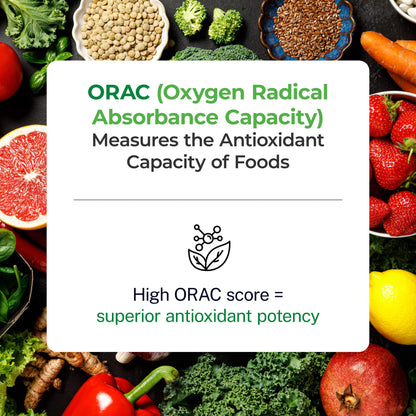 Paradise Herbs ORAC Energy Greens Powder Extract | Super Antioxidants & Probiotics for Gut Health | 60 Servings