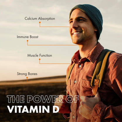 Incite Nutrition Vitamin D3 5000iu - 400 Micro Tablets, High Strength, UK Made