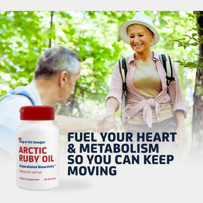 Immunocorp Arctic Ruby Oil 1000mg – Omega-3 with Astaxanthin (60 Softgels)