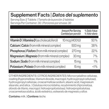 Immunotec Calcium from Milk – High-Bioavailability Calcium D with Vitamin D